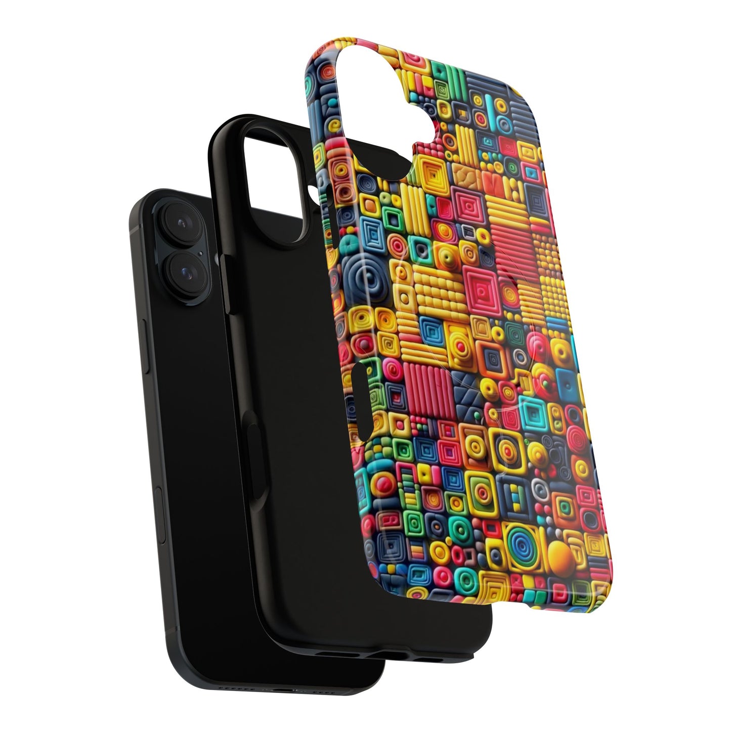 Colorful Tough Magnetic Phone Case - Vibrant & Durable Design