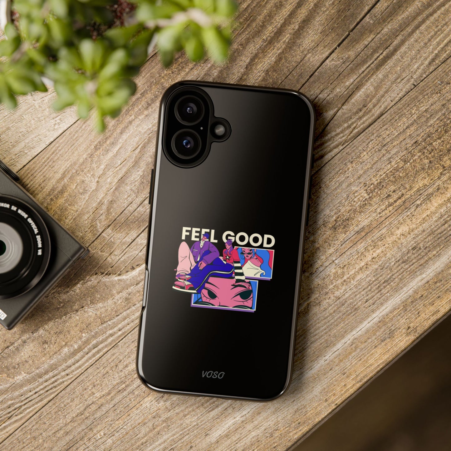 Feel Good Tough Phone Case - Stylish Protection for Trendsetters