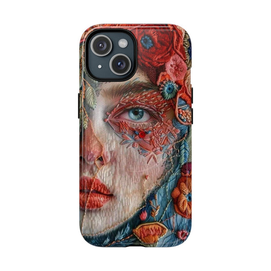 Artistic Floral Tough Magnetic Phone Case - Bold Protection with Exquisite Design