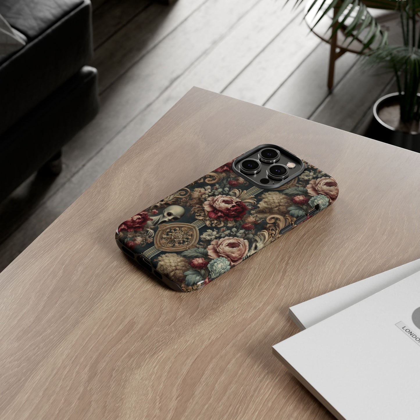 Elegant Alien Floral Phone Case - Tough Cases for Unique Style